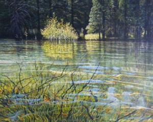 Perfect Day, Emerald Bay 24 x 30 inches,  oil on canvas, 2012