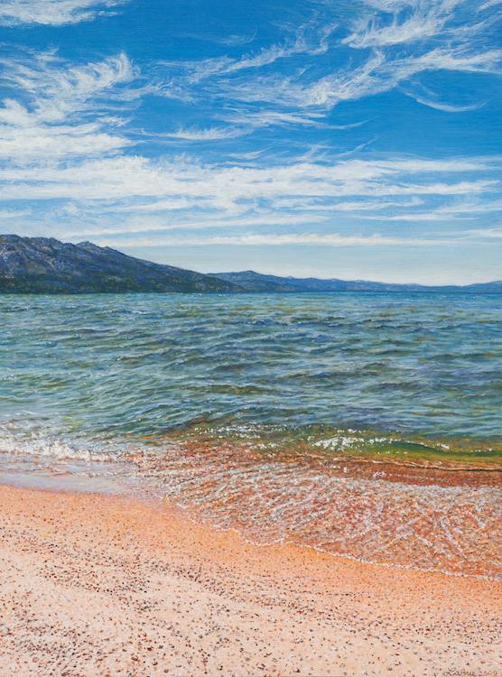 Summer Breeze, Lake Tahoe 12 x 9 inches, oil on board, 2009