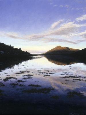 Loch Linne 8 x 6 inches, oil on board, 2004