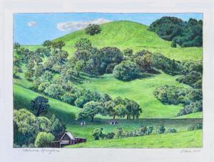 Petaluma Springtimecolored pencil, 2025